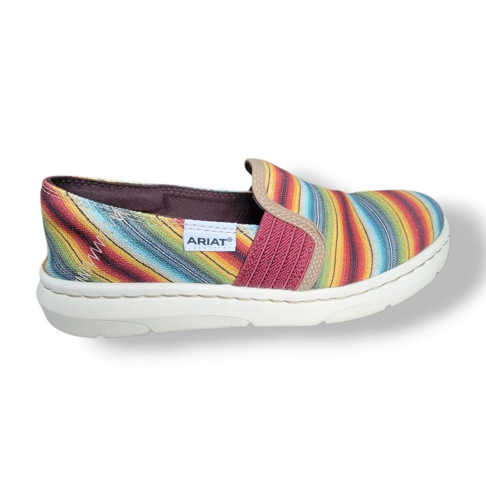 Ariat Ryder Old Muted Serape Shoe Women's Loafer Slip On Size 6B Coastal Cowgirl - Picture 8 of 10